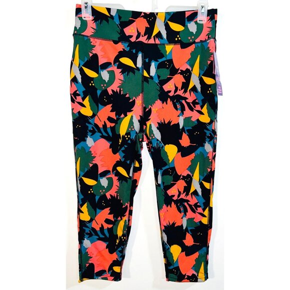 POP Fit Pants - Colorful Pop Fit 2XL High-Waisted Capris With Pockets